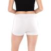 imageWomens and Plus Oh So Soft Faux Drawstring Dolphin Hem Shorts  S3XLWhite
