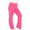 imageSTRETCH IS COMFORT Women Plus Size High Waist Ultra Flex Capri and FullLength Bootcut Yoga Pants  Comfy Leggings  XL7XBright Pink