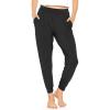 imageSTRETCH IS COMFORT Womens Cuffed Pleated Joggers Black Medium