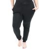 imageWomens Modal Cuff Joggers with Pockets Black 3X
