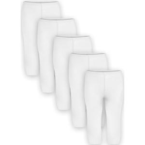 imageSTRETCH IS COMFORT Toddler Infant Leggings Tights 5 Pack  Stretchy Leggings  3 Months  24 MonthsWhite 5 Pack