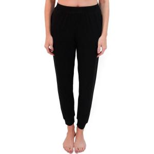imageWomens Modal Cuff Joggers with Pockets Black Large