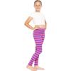 imageSTRETCH IS COMFORT Oh So Soft Youth Girls Prints LeggingsPink Purple Stripes