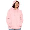 imageSTRETCH IS COMFORT Womens and Plus Size Soft Hoodie with Extra Side Seam Zippered Pocket  Cozy and Functional  S5XLight Pink