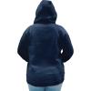 imageSTRETCH IS COMFORT Womens and Plus Size Soft Hoodie with Extra Side Seam Zippered Pocket  Cozy and Functional  S5XNavy Blue