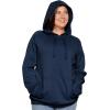 imageSTRETCH IS COMFORT Womens and Plus Size Soft Hoodie with Extra Side Seam Zippered Pocket  Cozy and Functional  S5XNavy Blue