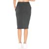imageWomens Oh So Soft Jogger Skirt with Pockets  Small3XCharcoal Gray