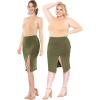 imageWomens and Plus Oh So Soft High Waist Midi Skirt with Side Slit