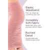imageWomens and Plus Premium Stretch High Waist Midi Skirt with Side Ruching