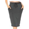 imageWomens Oh So Soft Jogger Skirt with Pockets  Small3XCharcoal Gray