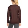 imageSTRETCH IS COMFORT Girls Oh So Soft Long Sleeve Crew Neck TopBrown