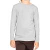 imageSTRETCH IS COMFORT Girls Oh So Soft Long Sleeve Crew Neck TopHeather Gray