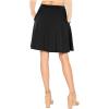 imageSTRETCH IS COMFORT Womens Circle Skirt with Pockets Black Large