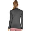 imageSTRETCH IS COMFORT Womens Oh So Soft Classic Fit Long Sleeve Mock Neck Top Black Medium