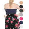 imageSTRETCH IS COMFORT Womens Regular and Plus Size Crop Tube Top  Sizes Small  5XNavy Blue