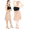 imageSTRETCH IS COMFORT Womens ampamp Plus Size Knee and Ankle Length Ruched Waist Flowy Skirt  Soft ampamp Lightweight  Sizes S  5XBeige