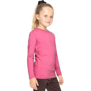 imageSTRETCH IS COMFORT Girls Oh So Soft Long Sleeve Crew Neck TopHot Pink
