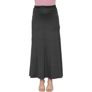 imageSTRETCH IS COMFORT Womens ampamp Plus Size Knee and Ankle Length Ruched Waist Flowy Skirt  Soft ampamp Lightweight  Sizes S  5XBlack