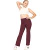 imageSTRETCH IS COMFORT Girls High Waist Ultra Flex Bootcut Yoga Pants  Size 416Burgundy