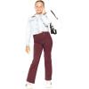 imageSTRETCH IS COMFORT Girls High Waist Ultra Flex Bootcut Yoga Pants  Size 416Burgundy