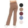 imageSTRETCH IS COMFORT Girls High Waist Ultra Flex Bootcut Yoga Pants  Size 416Mocha