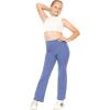 imageSTRETCH IS COMFORT Girls High Waist Ultra Flex Bootcut Yoga Pants  Size 416Slate Blue