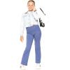 imageSTRETCH IS COMFORT Girls High Waist Ultra Flex Bootcut Yoga Pants  Size 416Slate Blue