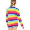 imageSTRETCH IS COMFORT Youth Girls Oh So Soft Long Sleeve Crew Neck Top  Sizes 216  Essential BasicsRainbow