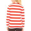 imageSTRETCH IS COMFORT Youth Girls Oh So Soft Long Sleeve Crew Neck Top  Sizes 216  Essential BasicsRed White Stripes