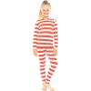 imageSTRETCH IS COMFORT Youth Girls Oh So Soft Long Sleeve Crew Neck Top  Sizes 216  Essential BasicsRed White Stripes