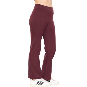 imageSTRETCH IS COMFORT Girls High Waist Ultra Flex Bootcut Yoga Pants  Size 416Burgundy