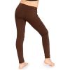 imageGirls Pack of 3 Oh So Soft Footless Leggings  Size 214Brown