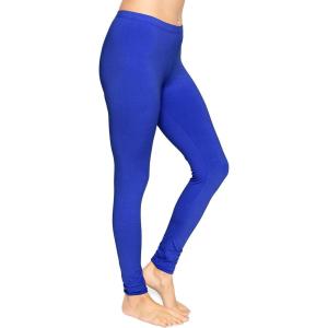 imageSTRETCH IS COMFORT Womens Cotton Leggings Royal Blue Medium