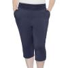 imageSTRETCH IS COMFORT Womens Straight Leg and Flowy Gaucho Pants with Pockets  Small5XNavy Blue