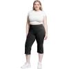 imageSTRETCH IS COMFORT Women Plus Size High Waist Cotton Bootcut Yoga Pants  XL7XBlack