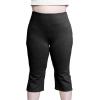 imageSTRETCH IS COMFORT Women Plus Size High Waist Cotton Bootcut Yoga Pants  XL7XBlack