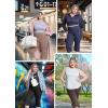 imageSTRETCH IS COMFORT Women Plus Size High Waist Cotton Bootcut Yoga Pants  XL7XBrown