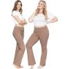 imageSTRETCH IS COMFORT Women Plus Size High Waist Cotton Bootcut Yoga Pants  XL7XMocha