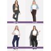 imageSTRETCH IS COMFORT Women Plus Size High Waist Cotton Bootcut Yoga Pants  XL7XMocha