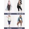 imageSTRETCH IS COMFORT Women Plus Size High Waist Cotton Bootcut Yoga Pants  XL7XMocha