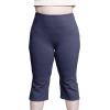 imageSTRETCH IS COMFORT Women Plus Size High Waist Cotton Bootcut Yoga Pants  XL7XNavy Blue
