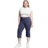 imageSTRETCH IS COMFORT Women Plus Size High Waist Cotton Bootcut Yoga Pants  XL7XNavy Blue