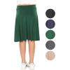 imageGirls ALine Skirt with Builtin Shorts  3 Lengths to Choose from Short Knee and Midi  Size 416Hunter Green