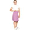 imageGirls ALine Skirt with Builtin Shorts  3 Lengths to Choose from Short Knee and Midi  Size 416Lilac