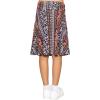 imageSTRETCH IS COMFORT Youth Girls Flowy Knee ampamp Ankle Length Skirt with Ruched Waistband  Soft and Lightweight  XS16Boho Natural Floral