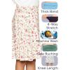 imageSTRETCH IS COMFORT Youth Girls Flowy Knee ampamp Ankle Length Skirt with Ruched Waistband  Soft and Lightweight  XS16Hot Pink