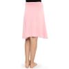imageSTRETCH IS COMFORT Youth Girls Flowy Knee ampamp Ankle Length Skirt with Ruched Waistband  Soft and Lightweight  XS16Light Pink