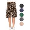 imageSTRETCH IS COMFORT Girls ALine Skirt with Builtin Shorts  Skort  Size 416Brown Leopard