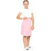 imageSTRETCH IS COMFORT Girls ALine Skirt with Builtin Shorts  Skort  Size 416Light Pink