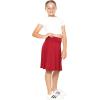 imageSTRETCH IS COMFORT Girls ALine Skirt with Builtin Shorts  Skort  Size 416Red
